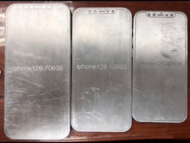 Dòng iPhone 12 sẽ có 3 kích cỡ màn hình.