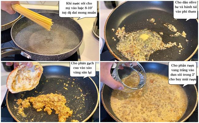 Cho phần nước sốt vào máy xay sinh tố và xay từ nấc nhỏ cho đến to khoảng 10 giây để hỗn hợp hòa tan