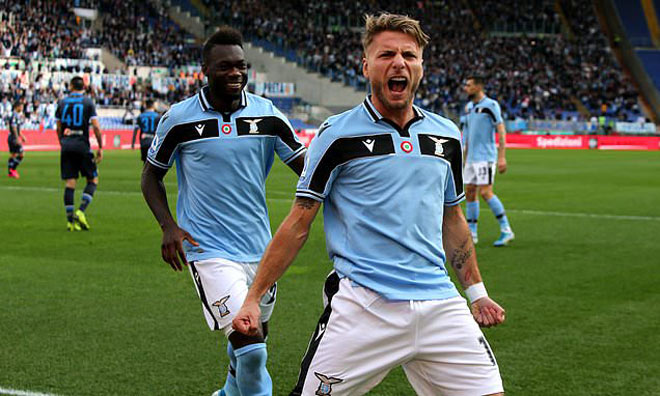 Ciro Immobile đang dẫn đầu danh sách cạnh tranh "Vua phá lưới Serie A" năm nay