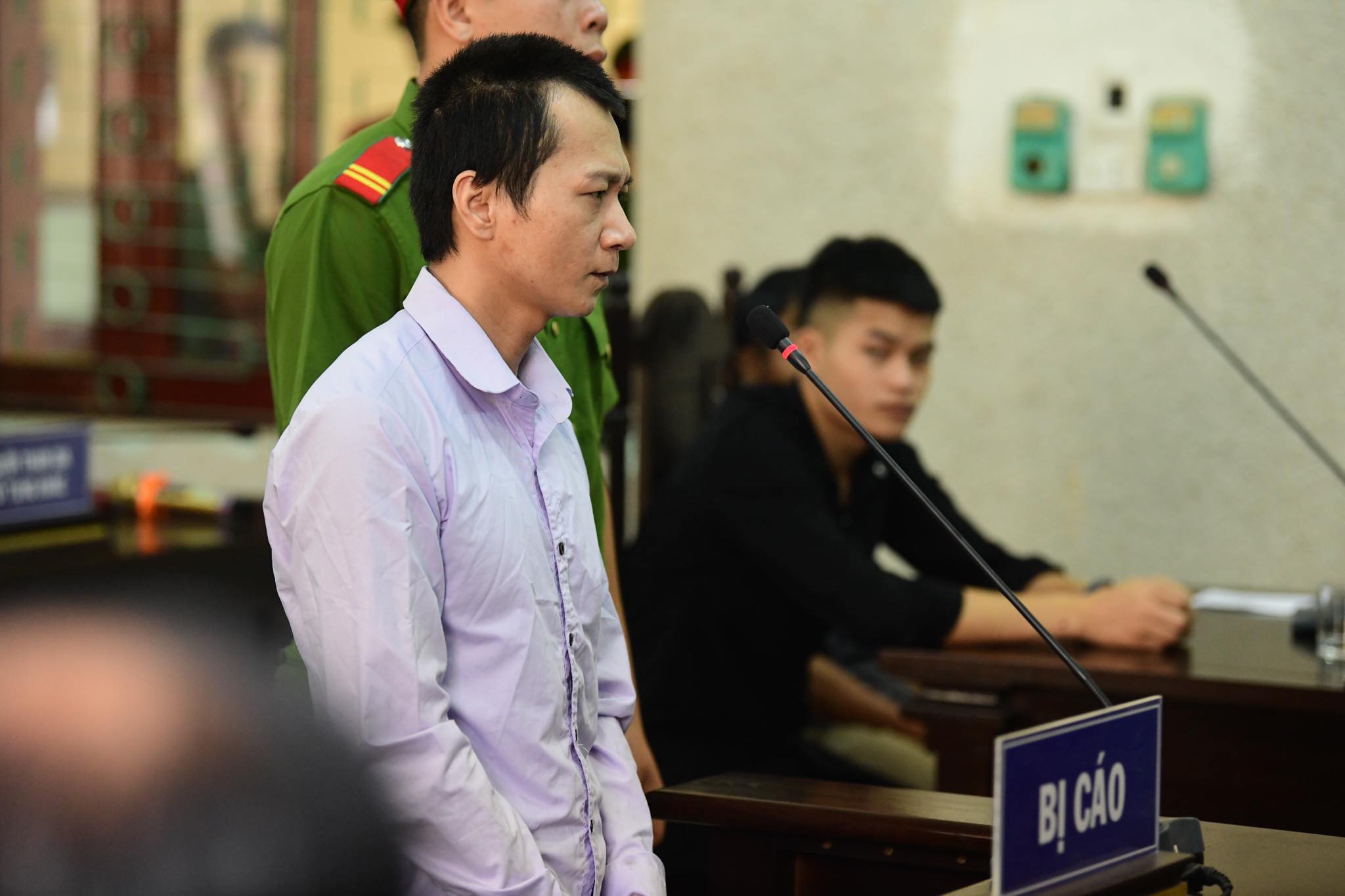 Vương Văn Hùng khai nhận với HĐXX tại phiên toà phúc thẩm.
