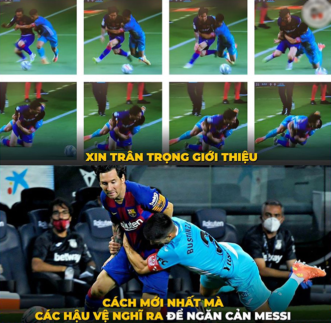 Cách mới nhất để có thể ngăn cản&nbsp;"tài năng trẻ" Messi.