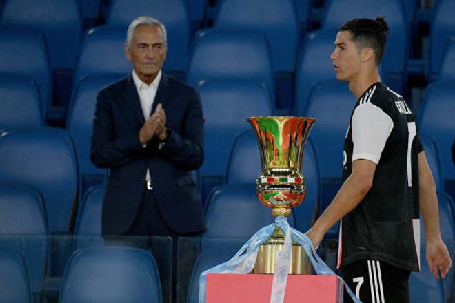 Ronaldo gây thất vọng ở chung kết Coppa Italia
