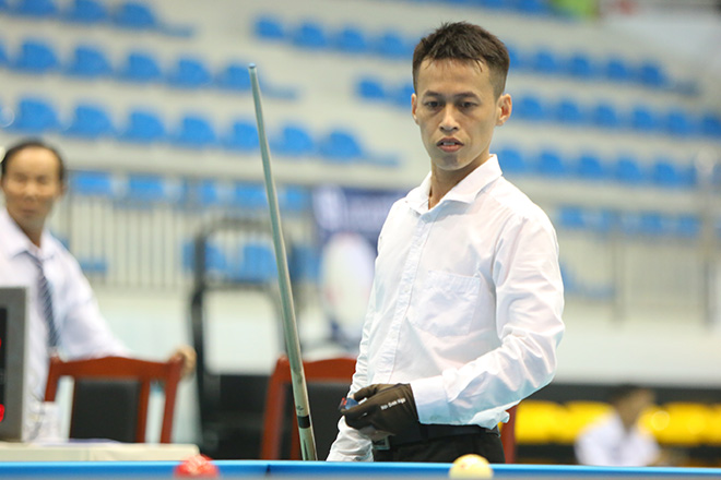 Cơ thủ Đoàn Minh Kiệt mang về tấm vé dự VCK quốc gia cho billiards Kiên Giang sau gần 10 năm