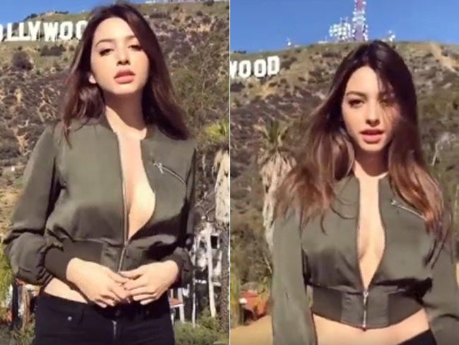 Celine Farach (23 tuổi, Mỹ) nổi như cồn trên mạng xã hội Việt nhờ clip 23 giây quay tại khu vực Hollywood, Mỹ.
