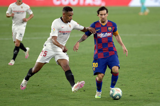 Barca hòa tai hại Sevilla ở vòng 30 La Liga khi Messi "tịt ngòi"