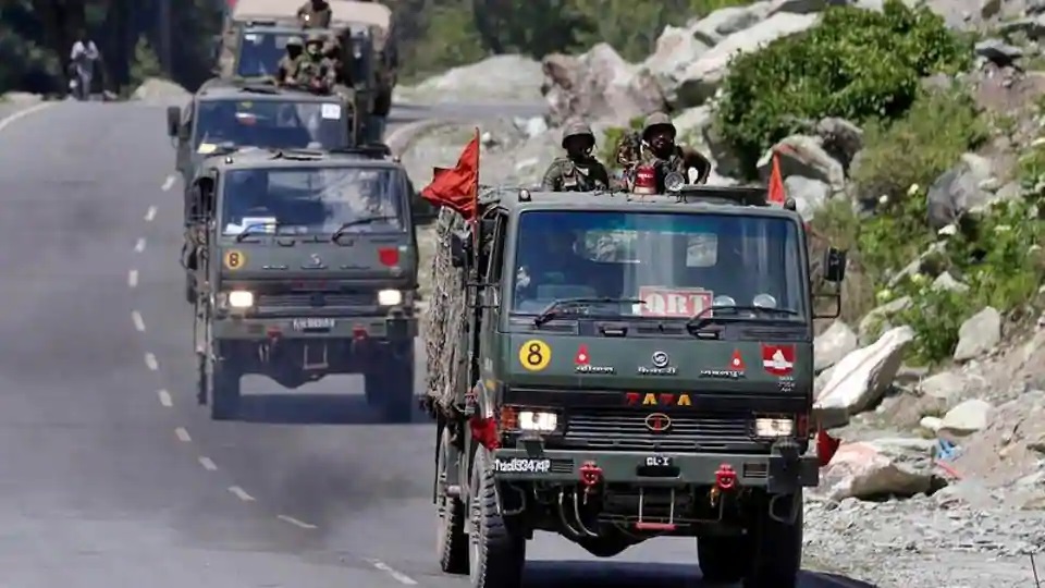 Quân đội Ấn Độ ở vùng biên giới&nbsp;Ladakh. Ảnh: Reuters