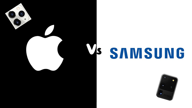 Apple và Samsung.