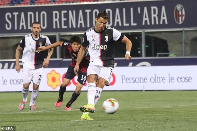 Đây là bàn thắng thứ 22 của CR7 ở Serie A 2019/20