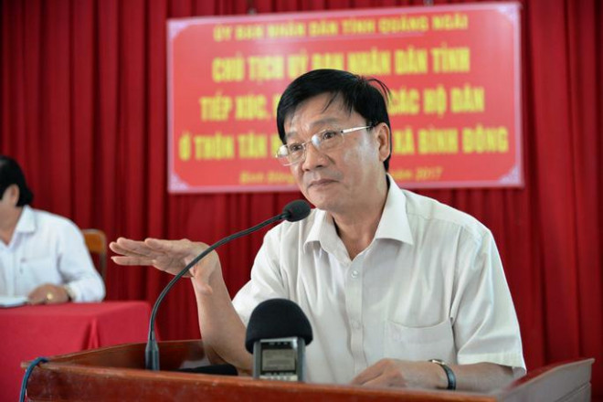 Ông Trần Ngọc Căng, Chủ tịch UBND tỉnh Quảng Ngãi. Ảnh: T.Trực