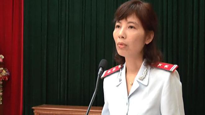 Bà Nguyễn Thị Kim Anh thời điểm làm phó trưởng phòng phòng chống tham nhũng thanh tra Bộ Xây dựng