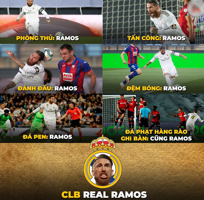 Ramos đang tự mình làm mọi thứ tại Real Madrid.