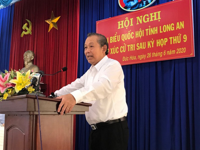 Phó Thủ tướng Trương Hòa Bình nói về vụ án Hồ Duy Hải