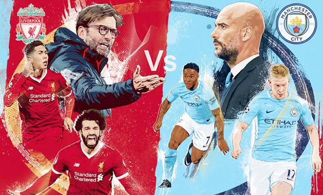 Liverpool đã vô địch Ngoại hạng Anh, còn Man City hướng về Champions League