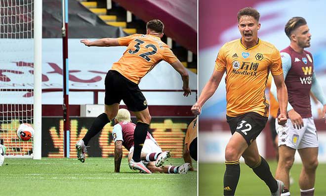 Wolves tạm vượt lên vị trí thứ 5 sau chiến thắng trước Aston Villa