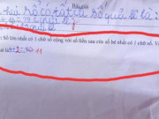 Bạn trẻ - Cuộc sống - Tranh cãi nảy lửa về bài toán lớp 1 tưởng chừng đơn giản: Cô đúng hay trò đúng?
