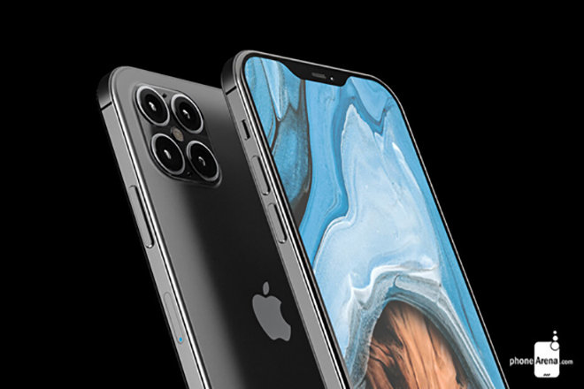 Ảnh concept iPhone 12 Pro năm nay.