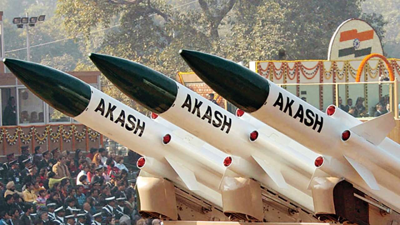 Tên lửa Akash của Ấn Độ. Ảnh: DNA India