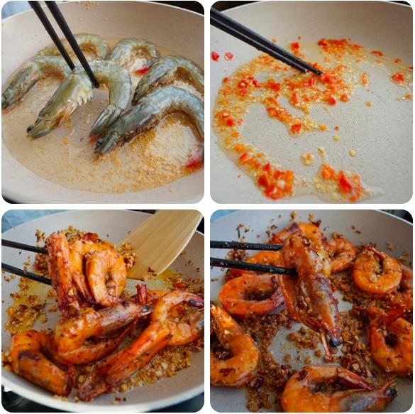 Tôm xóc tỏi ớt, món ngon lạ dễ làm, đảm bảo con mê chồng càng phê - 3
