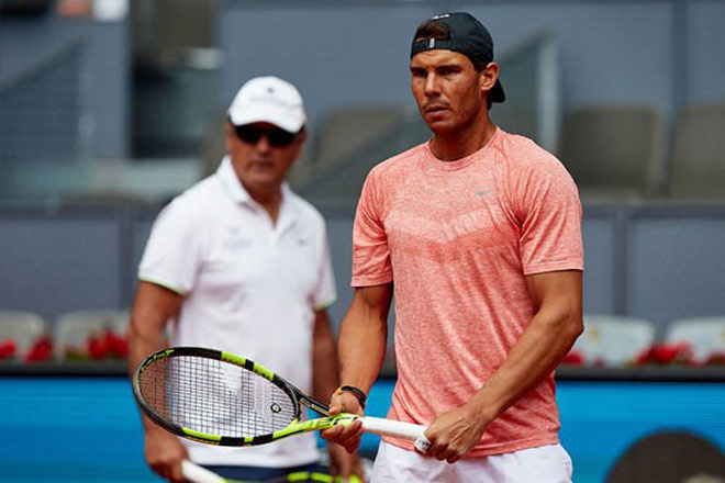 Ông Toni Nadal không cho phép Rafael Nadal đập vợt dù có tức giận trên sân đấu ra sao chăng nữa