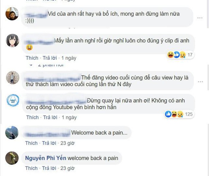 YouTuber bị &#34;ném đá&#34; nhiều nhất Việt Nam tung một cú lừa sau thông báo giải nghệ - 5