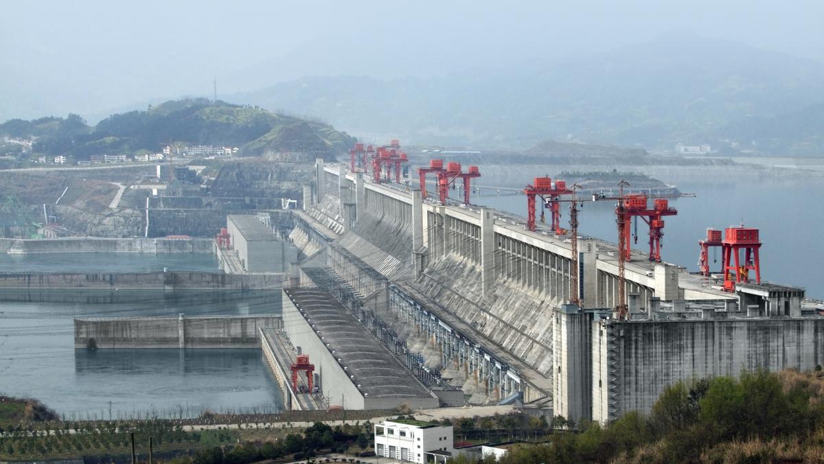 Đập Tam Hiệp đứng trước thử thách nghiêm trọng trong mùa mưa lũ năm nay ở Trung Quốc (ảnh: CGTN)