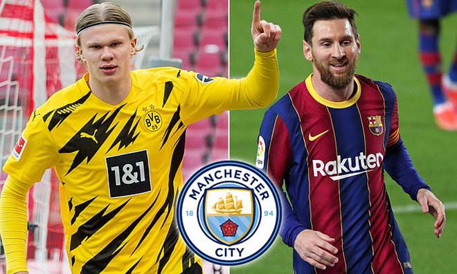 Haaland và Messi cùng về Man City?