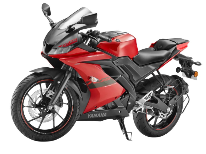 Yamaha R15 V3.0 màu đỏ kim loại.