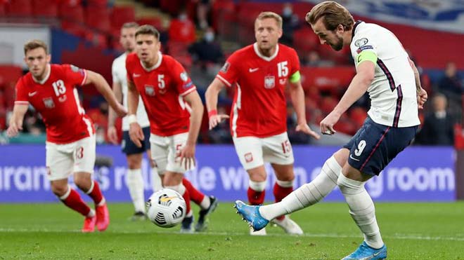 Harry Kane trở thành cầu thủ đầu tiên có 11 bàn thắng từ chấm phạt đền trong màu áo ĐT Anh