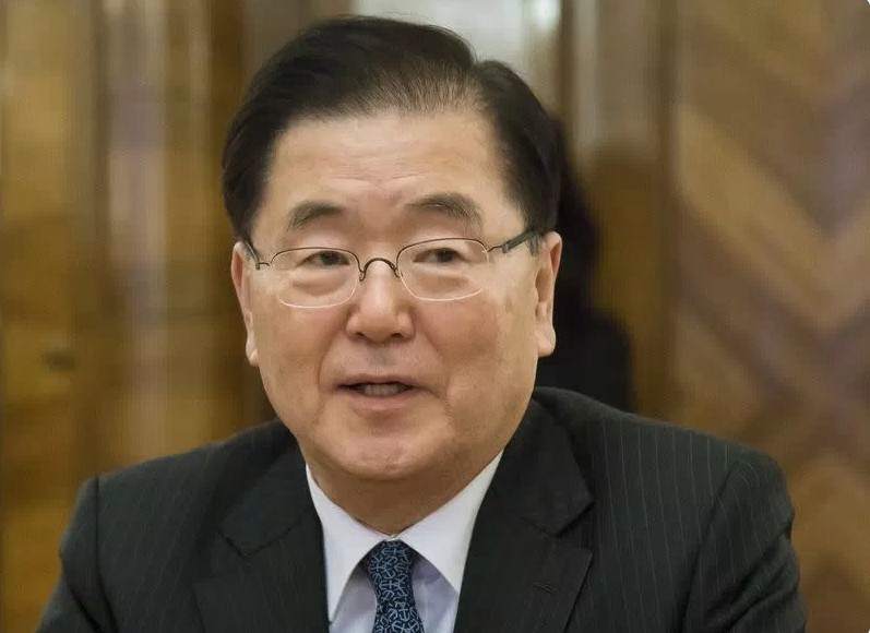 Ngoại trưởng Hàn Quốc Chung Eui-yong. Ảnh: Reuters