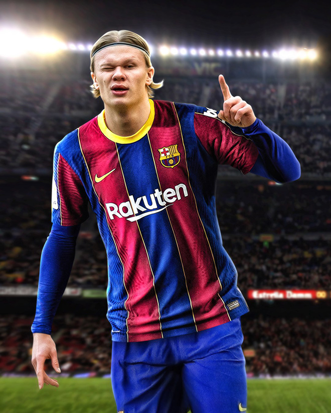 Ảnh chế: Barca và Real Madrid đại chiến &#34;giành giật&#34; Erling Haaland - 3