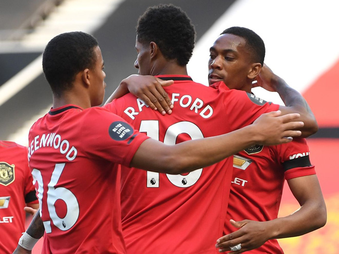 Bộ ba Rashford - Greenwood - Martial đứng trước nguy cơ lỡ trận gặp Brighton