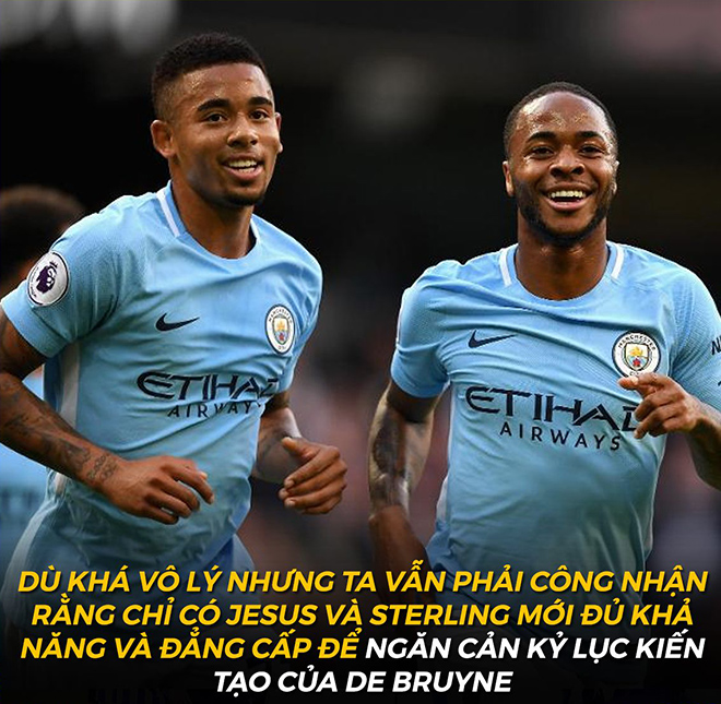 Tài năng của De Bruyne bị kìm hãm bỏi các "thần gỗ" ở hàng tiền đạo Man City.