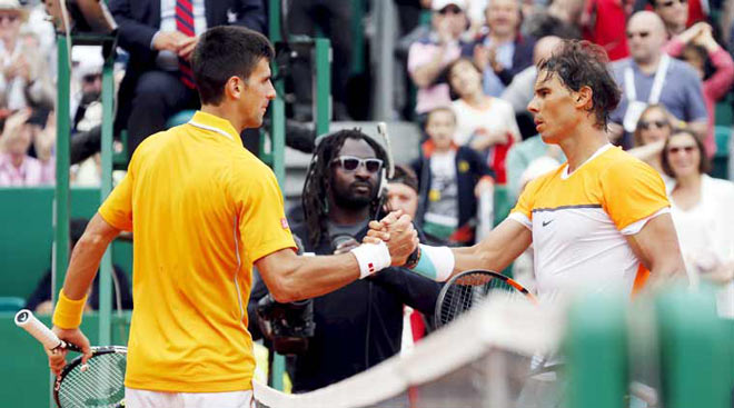 Djokovic và Nadal có thành tích đối đầu ngang bằng nhau sau 4 lần gặp gỡ ở Monte-Carlo Masters