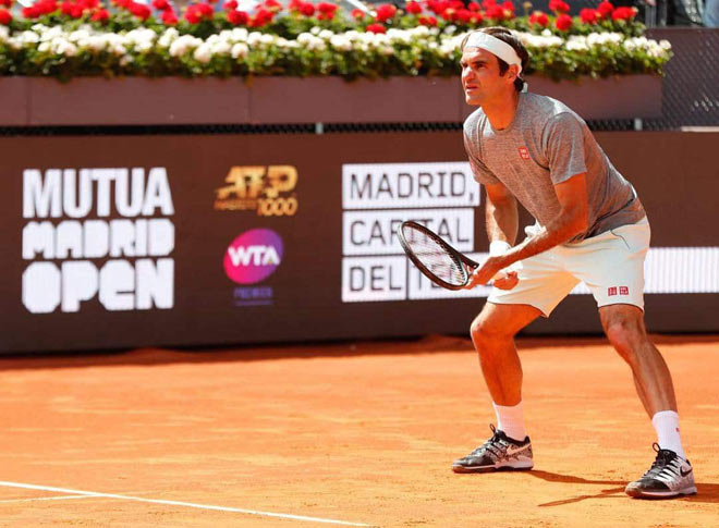 Phải đến đầu tháng sau, Federer mới trở lại thi đấu tại Madrid Open