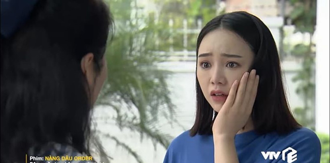 Trong phim “Nàng dâu order”, Quỳnh Kool tiếp tục bị mẹ tát vì định cướp chồng của người khác.
