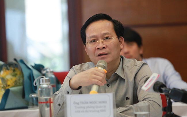 Ông Trần Ngọc Minh, Trưởng phòng Quản lý nhà và Thị trường Bất động sản - Sở Xây dựng Hà Nội