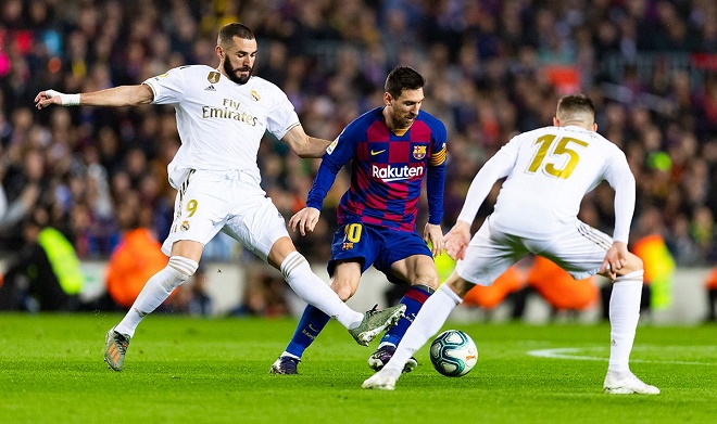 Benzema từng nhiều lần đối đầu Messi