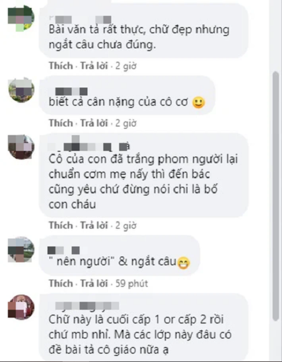 Đông đảo bình luận đã cảm thán được sự ngây ngô, đáng yêu của em học sinh này.