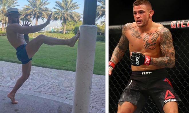 McGregor lớn tiếng "dọa"&nbsp;Dustin Poirier