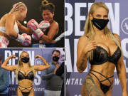 Thể thao - Cô giáo toán mặc bikini bé xíu lên sàn Boxing, bị đánh biến dạng mặt