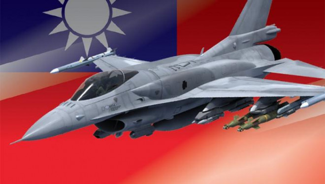 Chiến cơ F-16 của Không quân đảo Đài Loan.