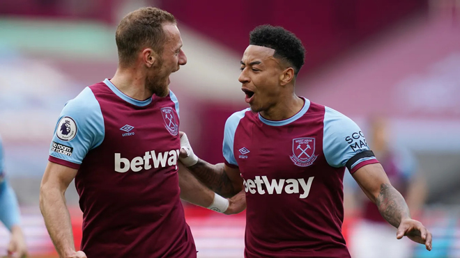 Lingard tỏa sáng rực rỡ giúp West Ham mở tỉ số