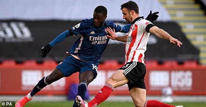 Trực tiếp bóng đá Sheffield United - Arsenal: Hụt bàn danh dự đáng tiếc (Hết giờ) - 3