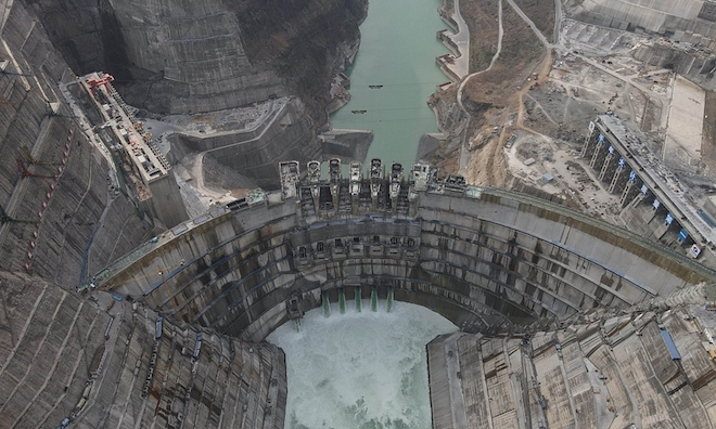 Đập Bạch Hạc Than ở thượng nguồn sông Dương Tử sẽ chính thức phát điện vào ngày 1.7 tới.