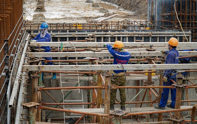 Dự án do nhà thầu xây dựng là liên danh JFE - TSK (Nhật Bản) thực hiện đã hoàn thành công tác xây dựng công trình tạm, công tác cọc PHC và CDM và hạng mục khoan kích ngầm đã hoàn thành 100%.
