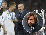 Bóng đá - Juventus chiều lòng Ronaldo: &quot;Trảm&quot; Pirlo, tính đón Zidane mơ vô địch cúp C1