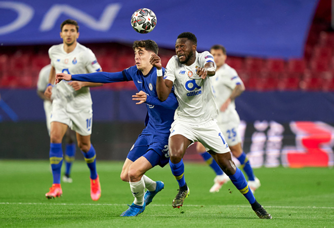 Kai Havertz được sắp xếp đá chính giữa hàng công với vai trò của một "số 9 ảo"