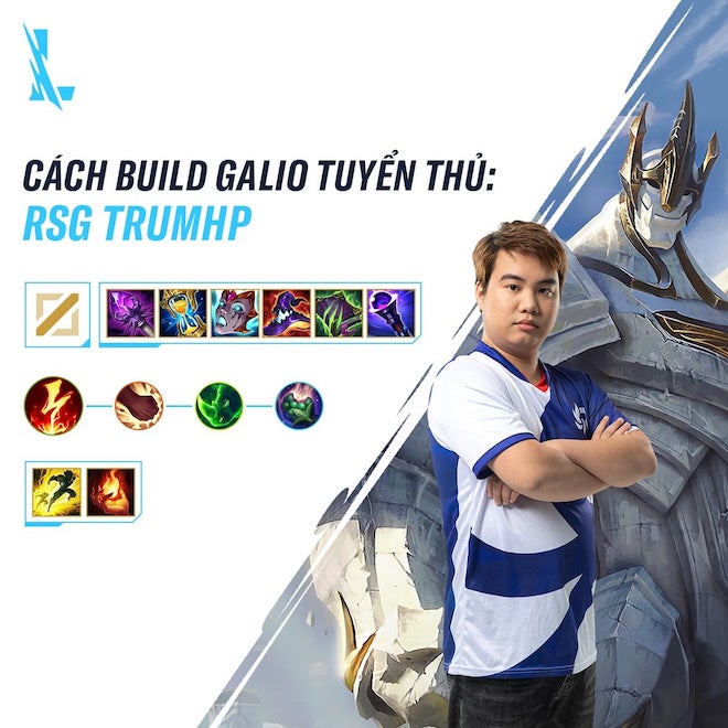 Cách dùng tướng Galio đi đường giữa của các cao thủ LMHT: Tốc chiến - 4