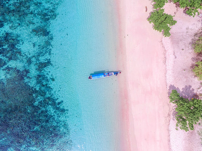Quần đảo Komodo và bãi biển Hồng: Hòn đảo này là nơi có loài bò sát cổ đại Komodo. Trên đảo cũng có nhiều bãi biển đầy cát tuyệt đẹp để du khách khám phá và thư giãn, bao gồm cả bãi biển màu hồng độc đáo và nổi tiếng.
