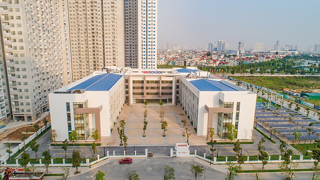 Thương hiệu Vinschool là một trong những đặc quyền dành cho cư dân Vinhomes Smart City.